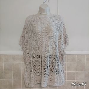 NWT Tommy Bahama size s/p (4/6) / m/m (8/10) light coffee colored Poncho